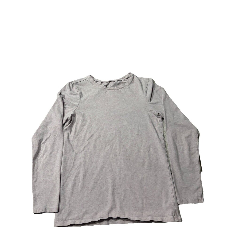 Pact Organic Womens Minimalist Long Sleeved Pink T Shirt Sz M Classic Capsule